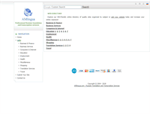 Tablet Screenshot of links.amlingua.com